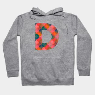 Letter D Initial Hoodie